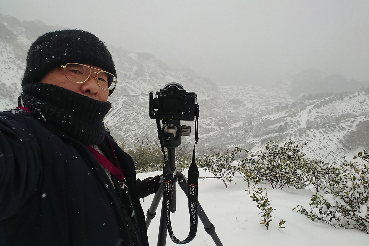写真展風景(坂井田富三氏撮影)